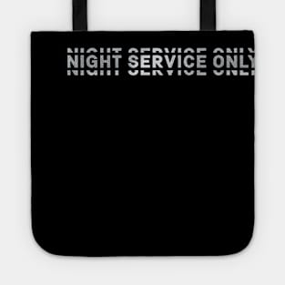 Night Service Only Records Tote