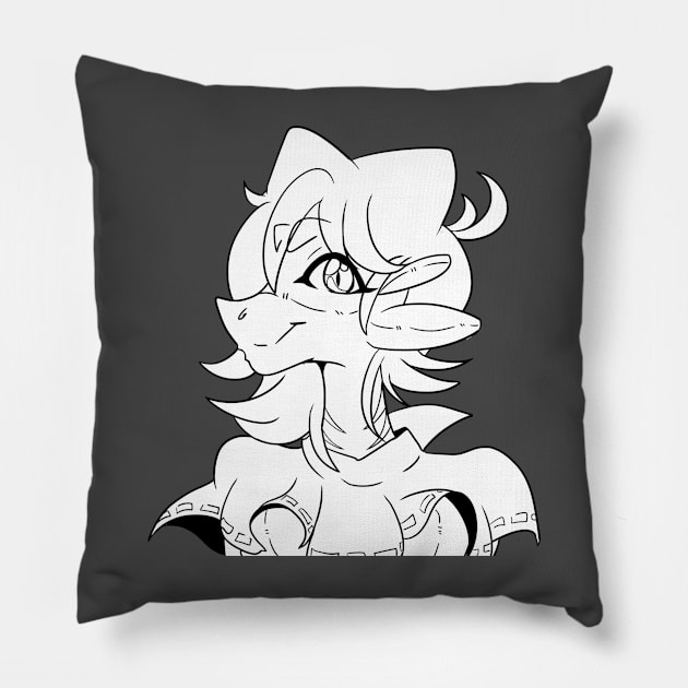 Anthro Shark Cutie Pillow by kelsmister