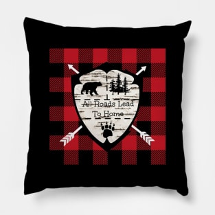 All Roads Lead Home Pillow