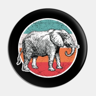 Vintage Retro Elephant Pin