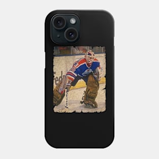 Bill Ranford, 1993 in Edmonton Oilers (3.51 GAA) Phone Case