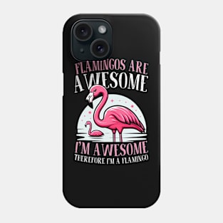 Majestic Mingle Flamingo Majesty, Celebrate Nature's Elegant Creatures Phone Case