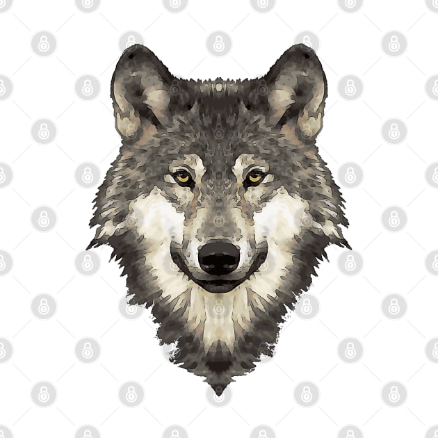 Wolfie In Gray by CANJ72