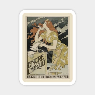 Encre L. Marquet - Eugène Grasset Magnet