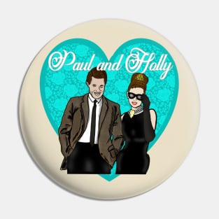 Paul and Holly Golightly Pin