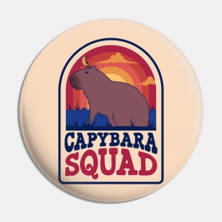 Capybara Squad Pin