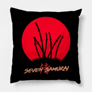 Mod.8 Seven Samurai Japanese Pillow