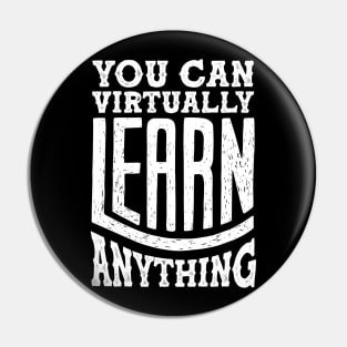 Vintage Education You Can Virtually Learn Anything Pin