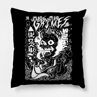 Grimes Visions Inverted Occult Pillow