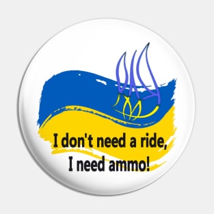 I Stand With Ukraine! Pin