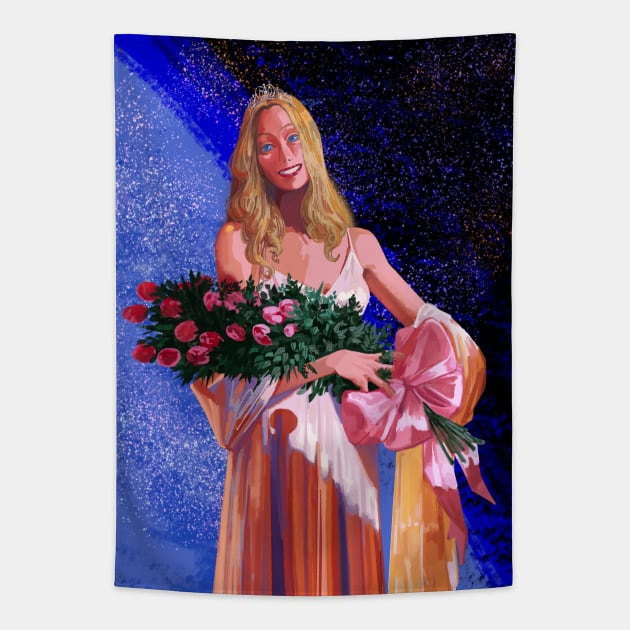 Carrie 1 Tapestry by Fatima Wajid