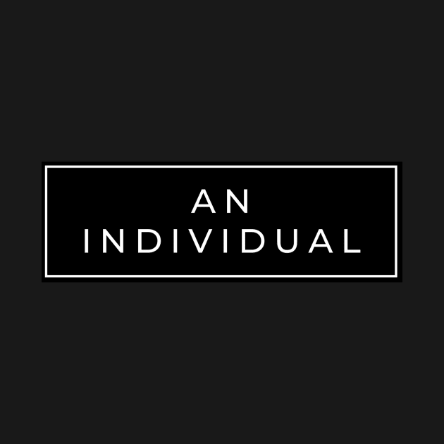 An Individual by ObjectivistShop