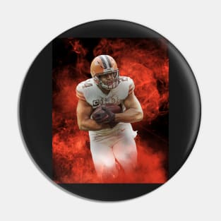 Nick Chubb Cleveland Sports Art Pin