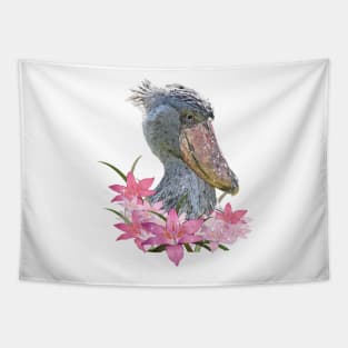 Shoebill Tapestry