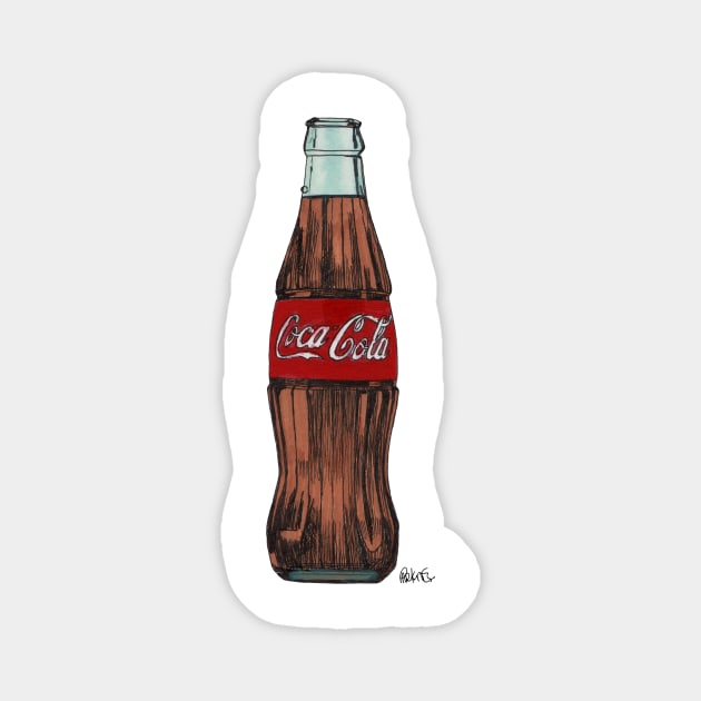 Cola bottle Magnet by paulnelsonesch