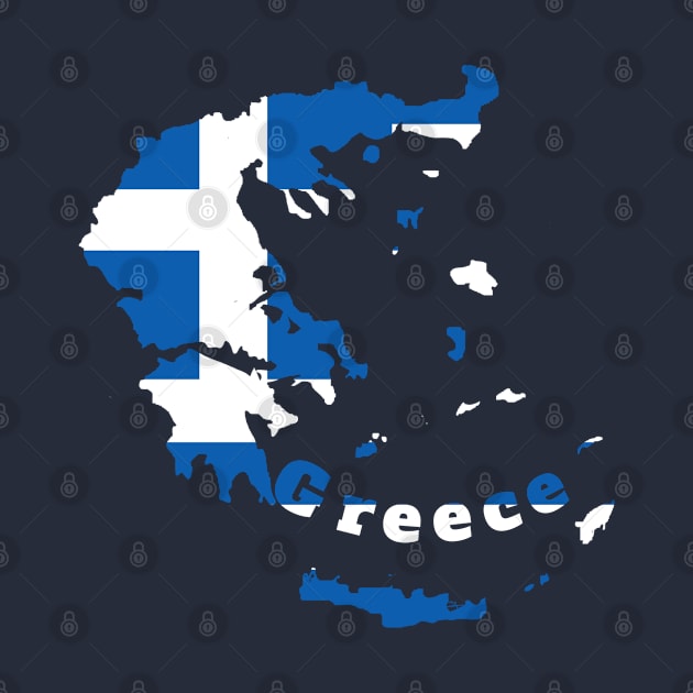 Greece flag map, Greek by maro_00