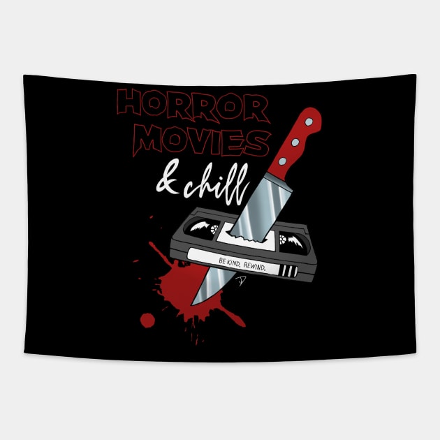 Horror Movies & Chill Tapestry by MarvelouslyMacabre