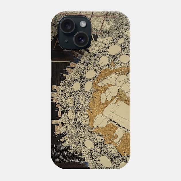 A nigh at a jazz club Phone Case by Al1cee