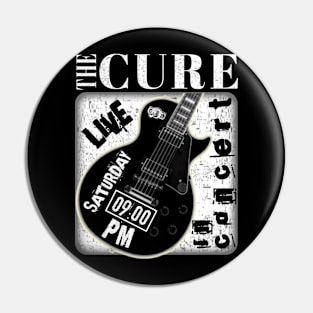 The cure guitar Pin