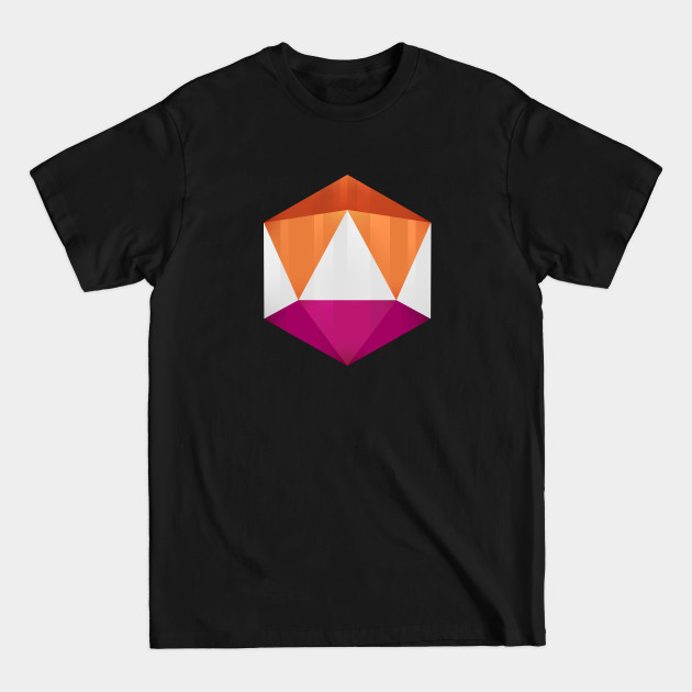 Discover Life is Strange 3 True Colors Steph Gingrich D20 Dice lesbian pride LGBT flag v2 - Life Is Strange True Colors - T-Shirt