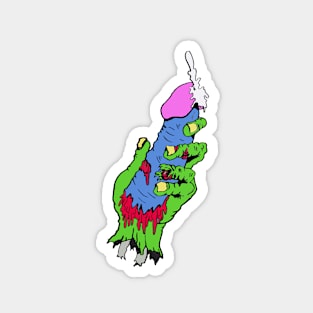 Severed Zombie Wiener Magnet