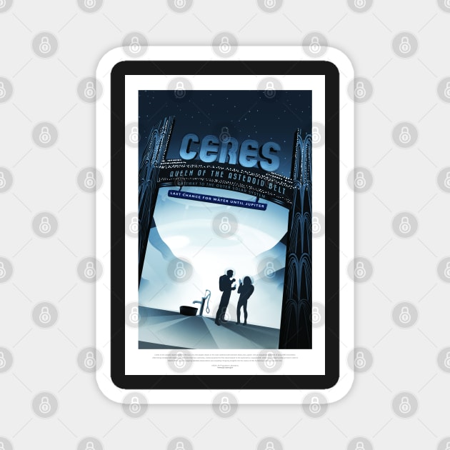 Ceres, Travel Poster Magnet by BokeeLee