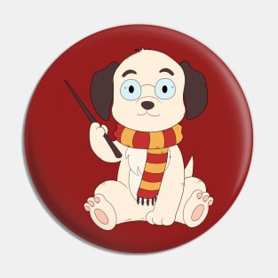 Puppy Wizard Pin