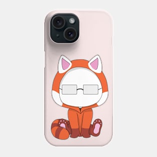 creepypasta red panda (trenderman) Phone Case