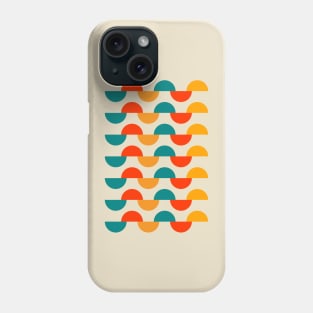 Geometric half circle Phone Case