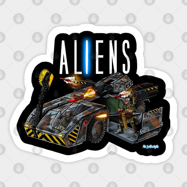 Aliens APC Vehicle - Aliens - Sticker | TeePublic
