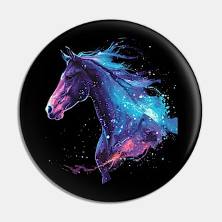 galaxy horse Pin