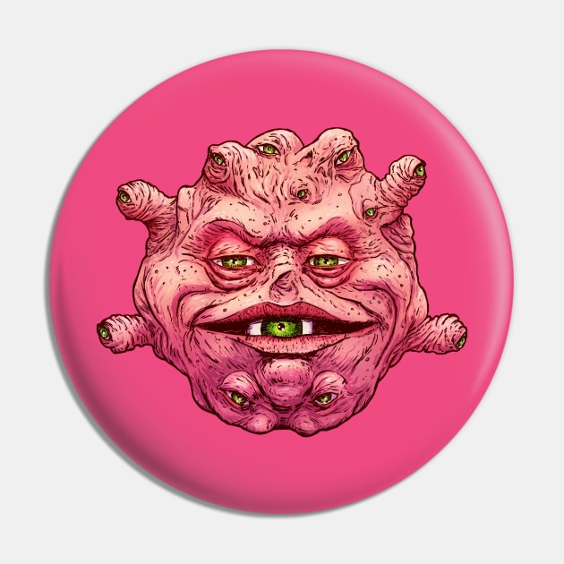 Big Trouble In Little China Guardian Eye Pin by TomWalkerArt