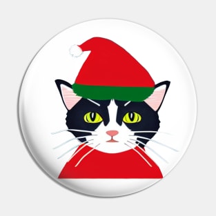 Christmas Cat Pin