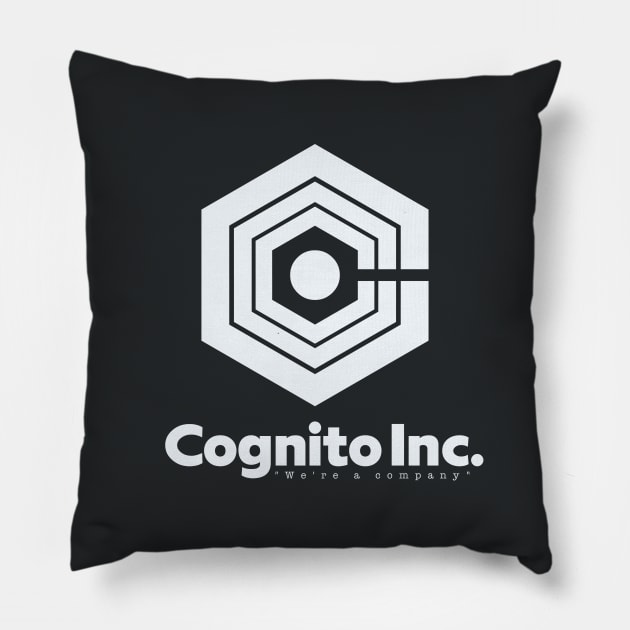 Cognito Inc. - enlightened silver Pillow by HtCRU