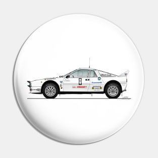 Tognana / De Antoni - Rally San Marino 1982 Pin