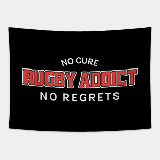 rugby addict Tapestry