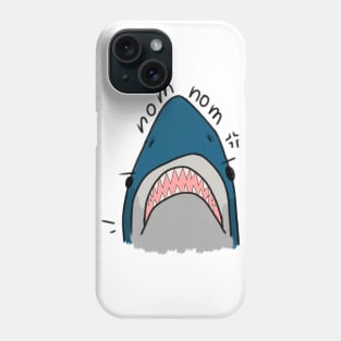 Nom nom shark Phone Case