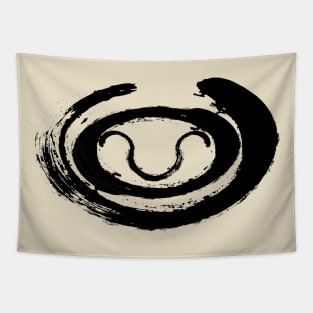 Lord Apophis Symbol Paint Stroke Tapestry