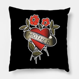 Mother Love Tattoo Design Pillow