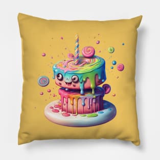 Kawaii Birthday Cake Pillow