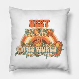 Best mommy in the world Groovy gift for mothers and mum quote Groovy moms build strong  character Pillow