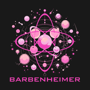 Barbenheimer Pink Atom T-Shirt