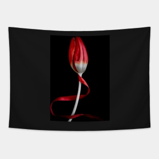 Red Tulip Tapestry