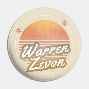 warren z ll retro moon Pin