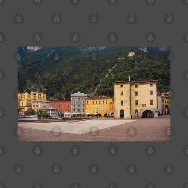 Square in Riva del Garda, Italy by jojobob