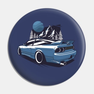 Blue S13 JDM Coupe Pin