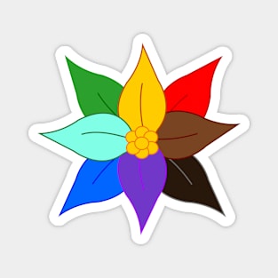 Pride Poinsettia Magnet