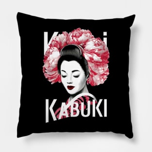 Geisha Girl Japan Kabuki Pillow