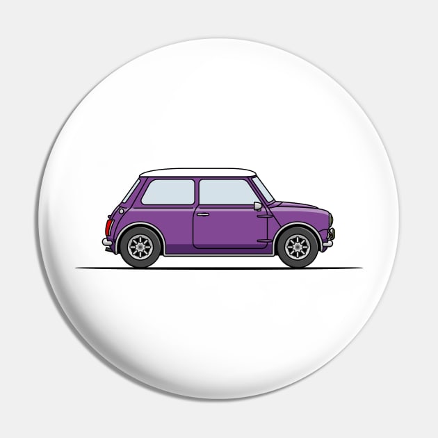 Classic Mini Cooper - Purple Pin by JingleSnitch