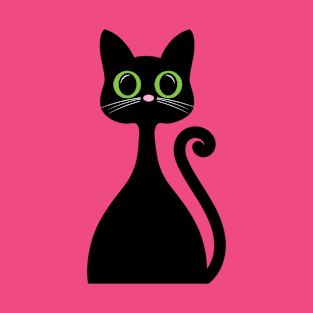 Cute black cat T-Shirt